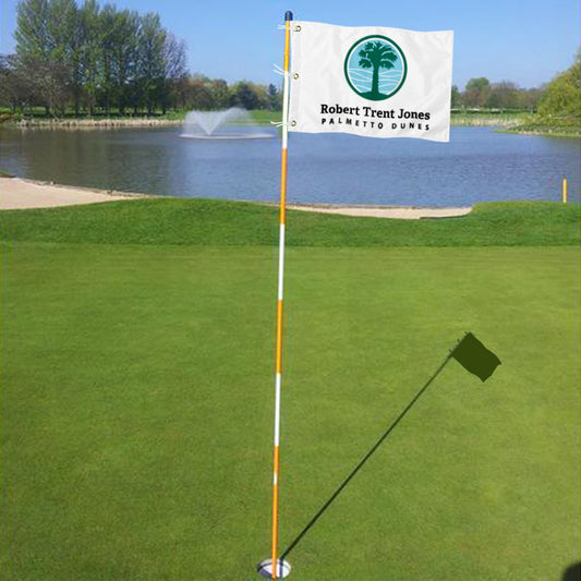 Fyon Robert Trent Jones RTJ Palmetto Dunes Golf Pin Flag Banner Grommets