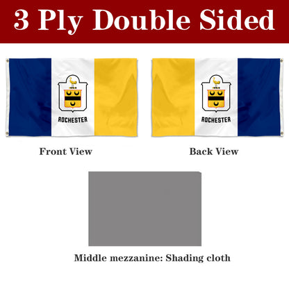 Fyon Rochester, City of New York Flag Banner