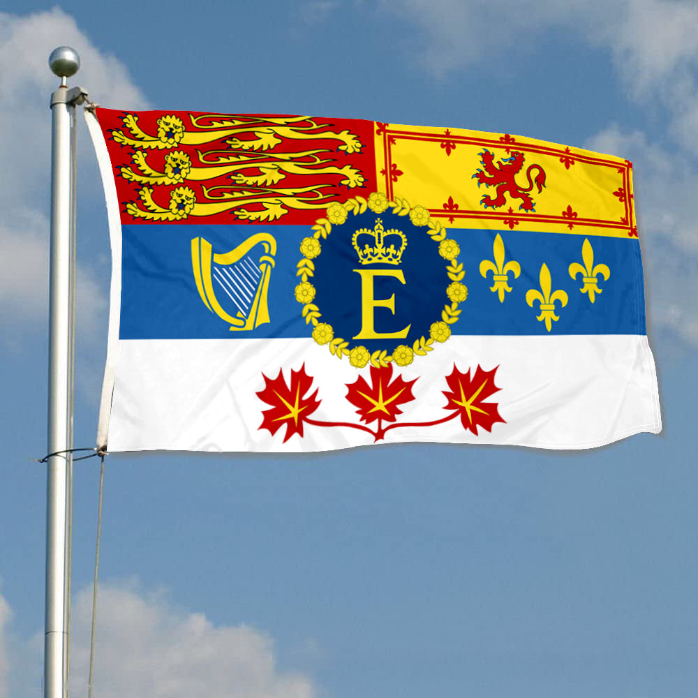 Fyon Royal Standard of Canada (1962–2022) Flag Banner