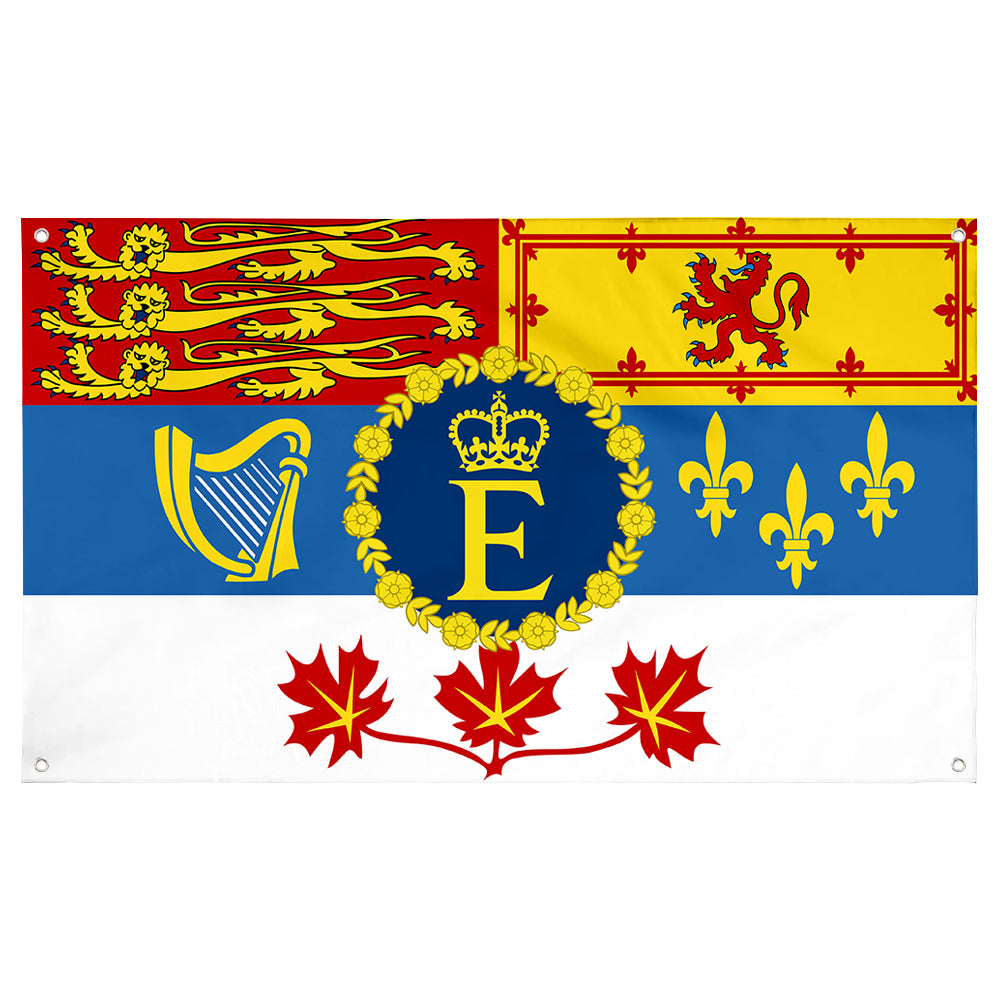 Fyon Royal Standard of Canada (1962–2022) Flag Banner