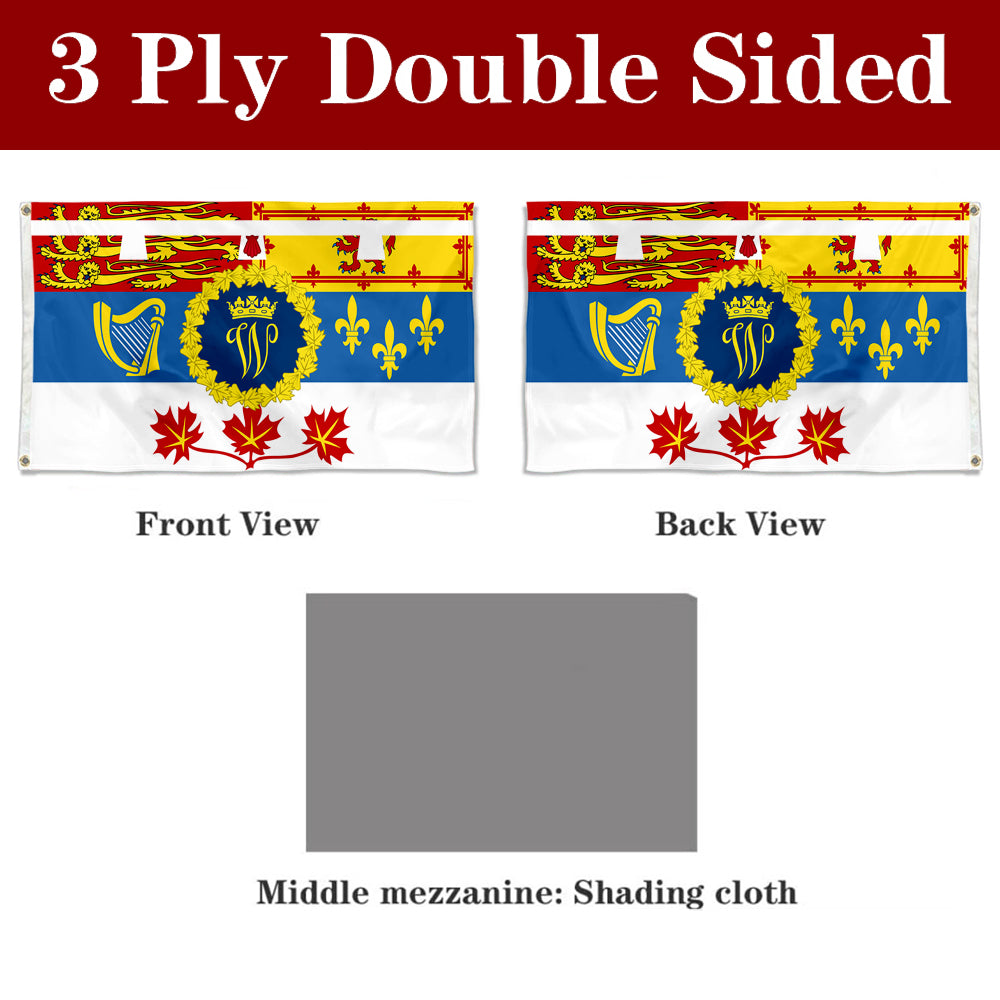 Fyon Royal Standard of Prince William in Canada (2011–2022) Flag Banner