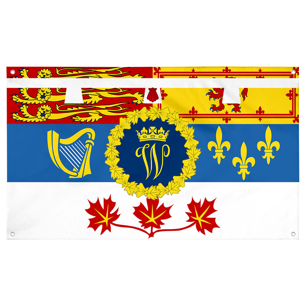 Fyon Royal Standard of Prince William in Canada (2011–2022) Flag Banner