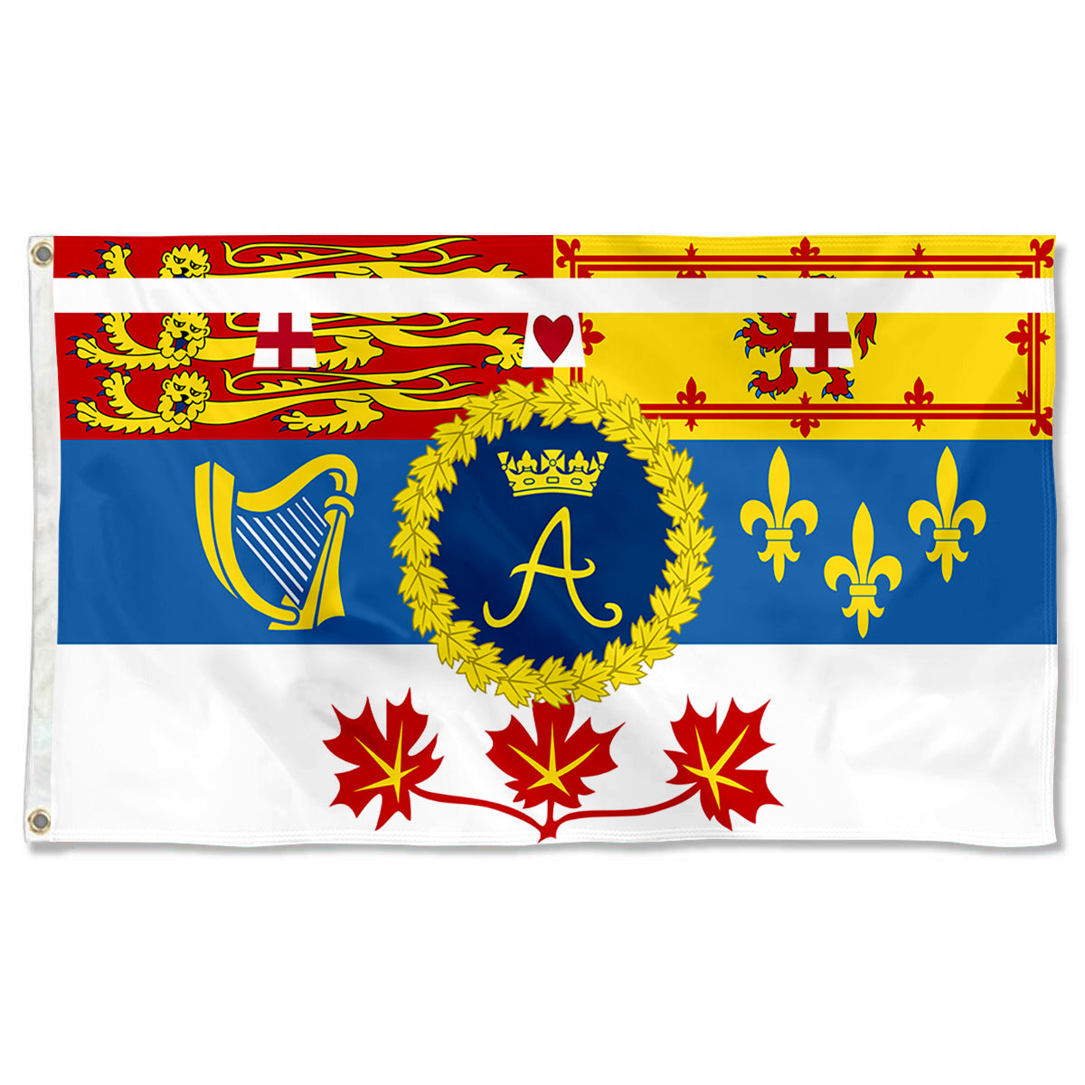 Fyon Royal Standard of Princess Anne, Princess Royal (in Canada)  Flag Banner