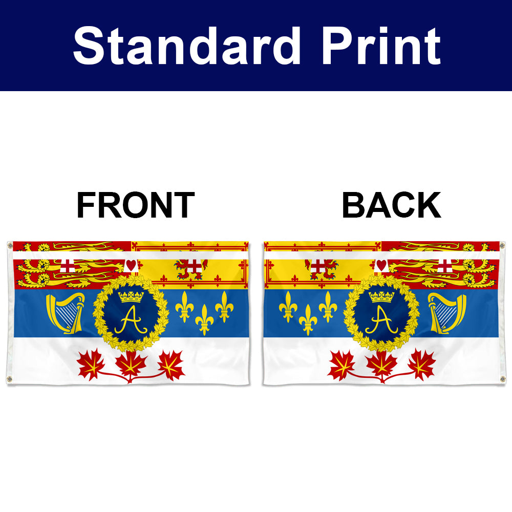 Fyon Royal Standard of Princess Anne, Princess Royal (in Canada)  Flag Banner