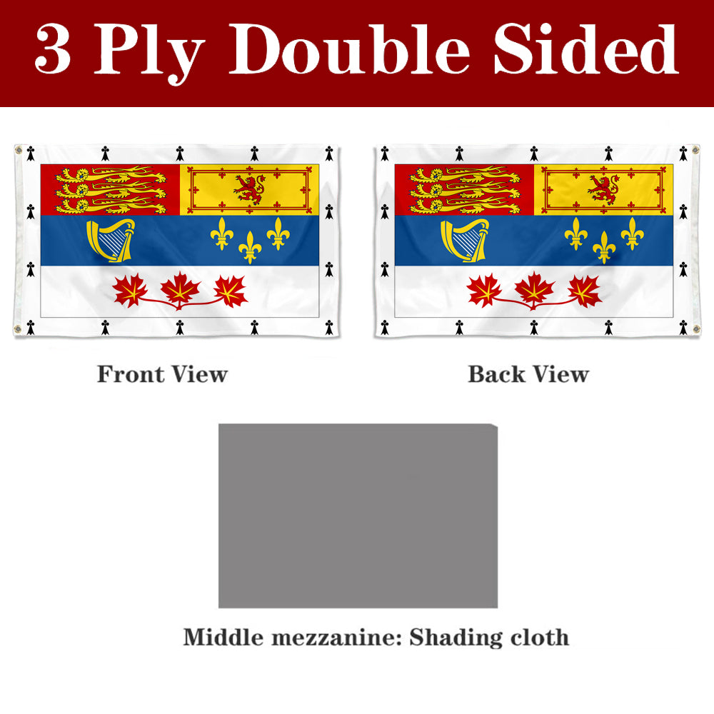 Fyon Royal Standard of members of the Canadian Royal Family Flag Banner