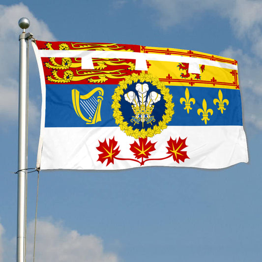 Fyon Royal Standard of the Prince of Wales (in Canada) Flag Banner