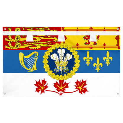 Fyon Royal Standard of the Prince of Wales (in Canada) Flag Banner