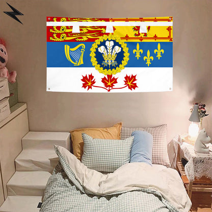 Fyon Royal Standard of the Prince of Wales (in Canada) Flag Banner