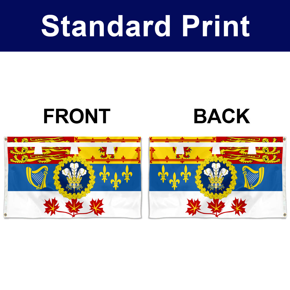 Fyon Royal Standard of the Prince of Wales (in Canada) Flag Banner