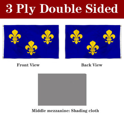 Fyon Royal of France Flag Banner