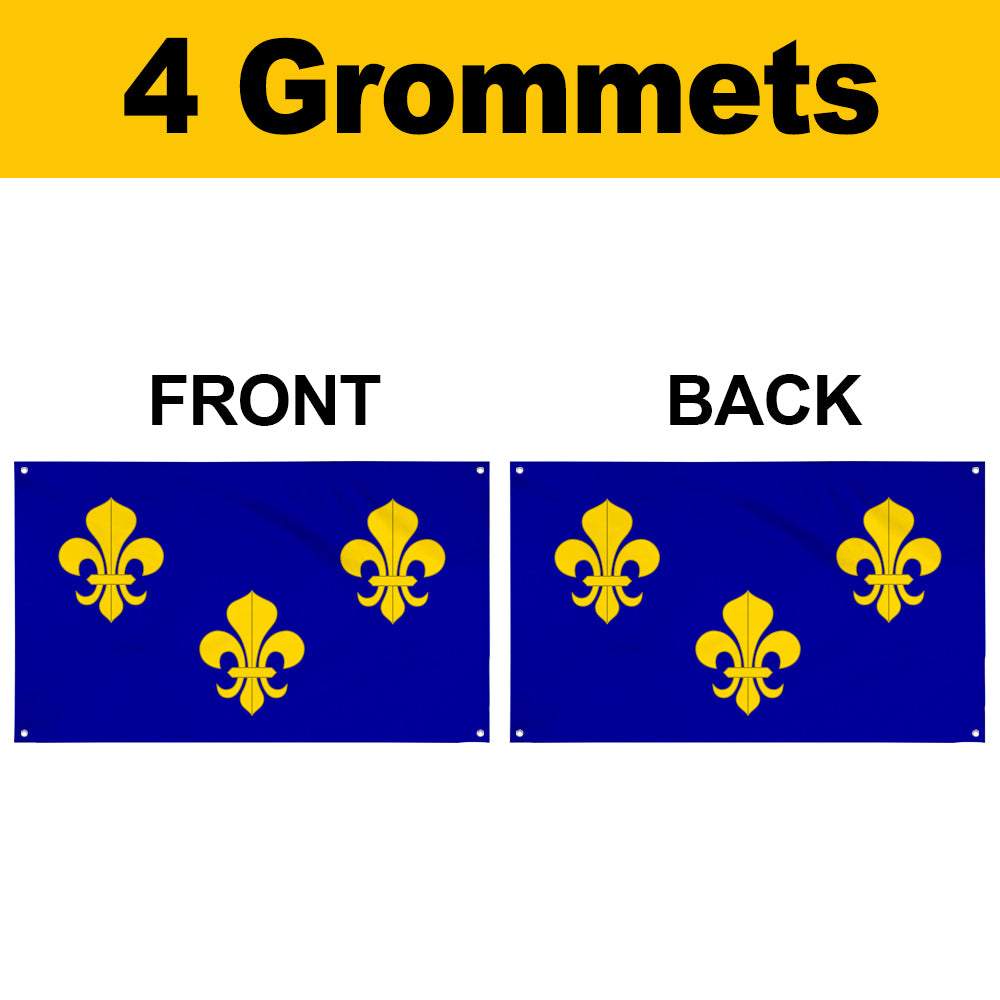 Fyon Royal of France Flag Banner