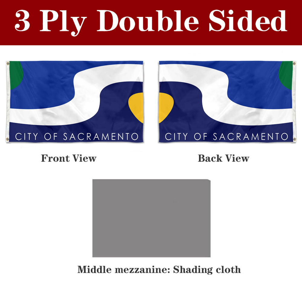 Fyon Sacramento, California Flag Banner