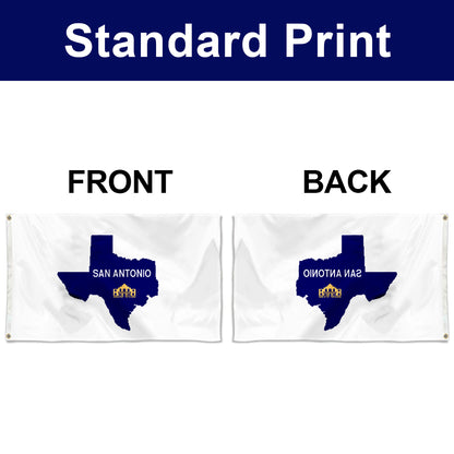 Fyon San Antonio, Texas (1917–1976) Flag Banner