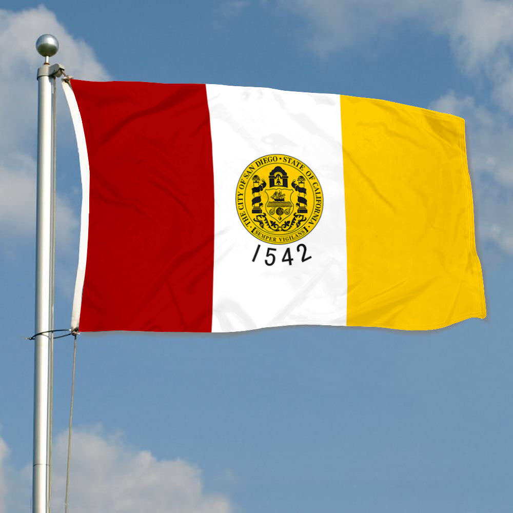 Fyon San Diego, California Flag Banner