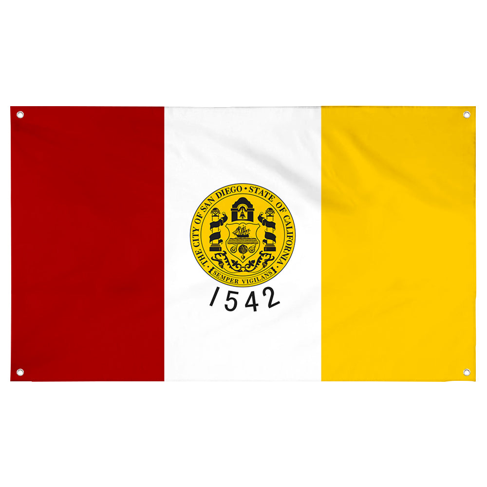 Fyon San Diego, California Flag Banner