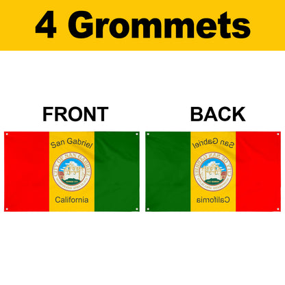 Fyon San Gabriel, California Flag Banner