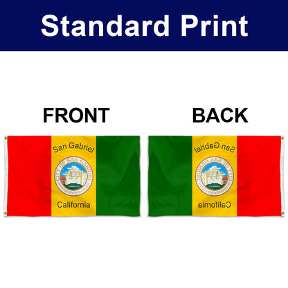 Fyon San Gabriel, California Flag Banner