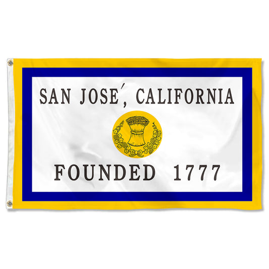 Fyon San Jose, California Flag Banner (1969–1984)