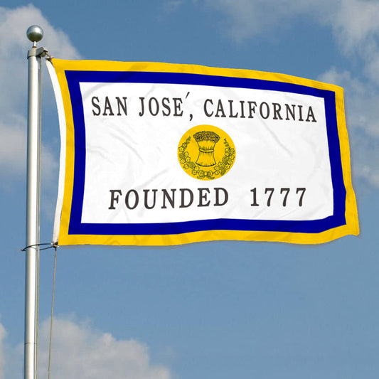 Fyon San Jose, California Flag Banner (1969–1984)