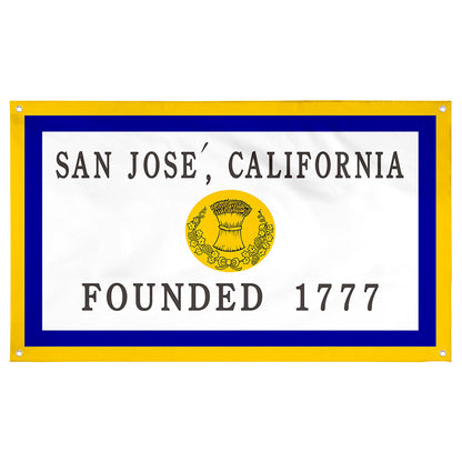 Fyon San Jose, California Flag Banner (1969–1984)