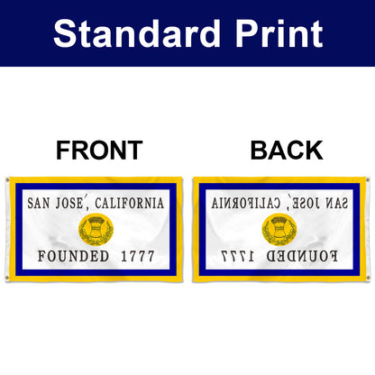 Fyon San Jose, California Flag Banner (1969–1984)