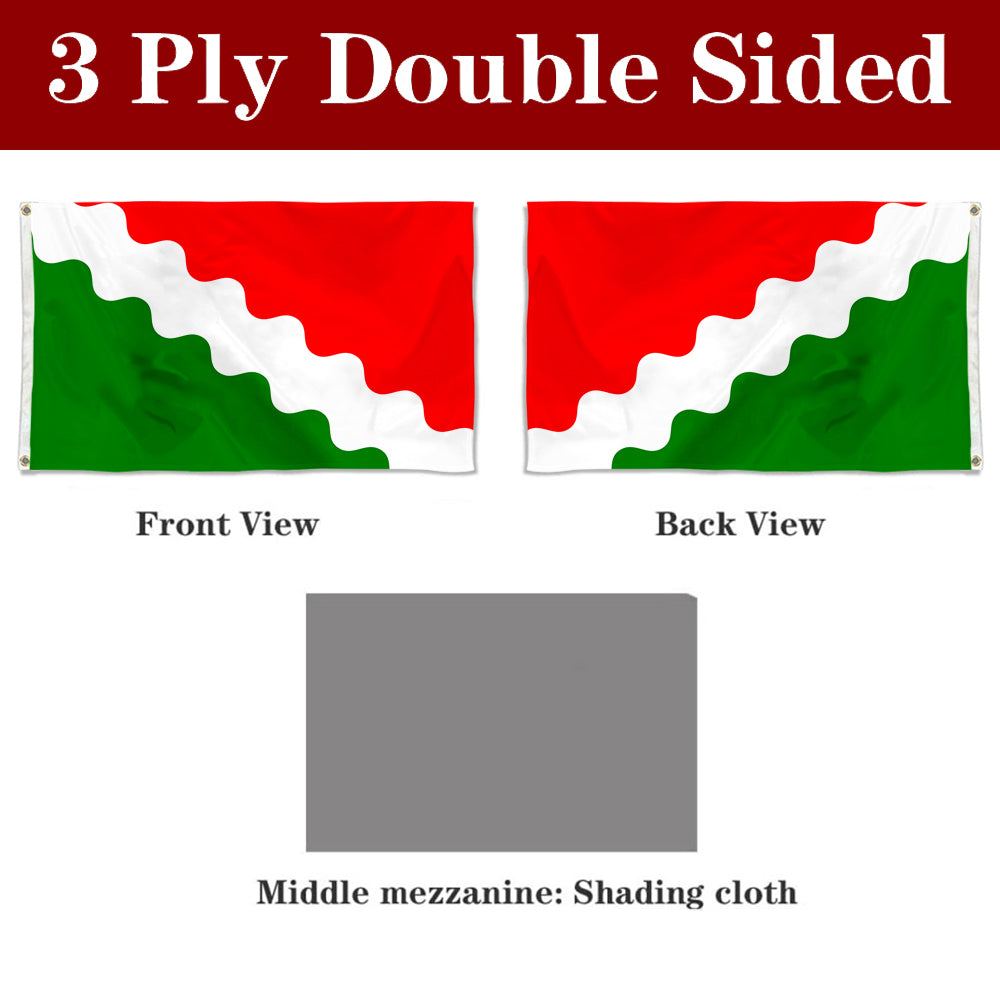 Fyon San Sebastián, Puerto Rico Flag Banner