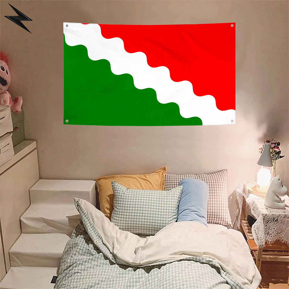 Fyon San Sebastián, Puerto Rico Flag Banner