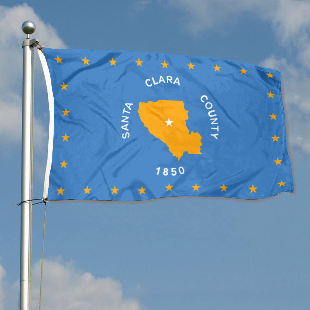 Fyon Santa Clara County Flag Banner