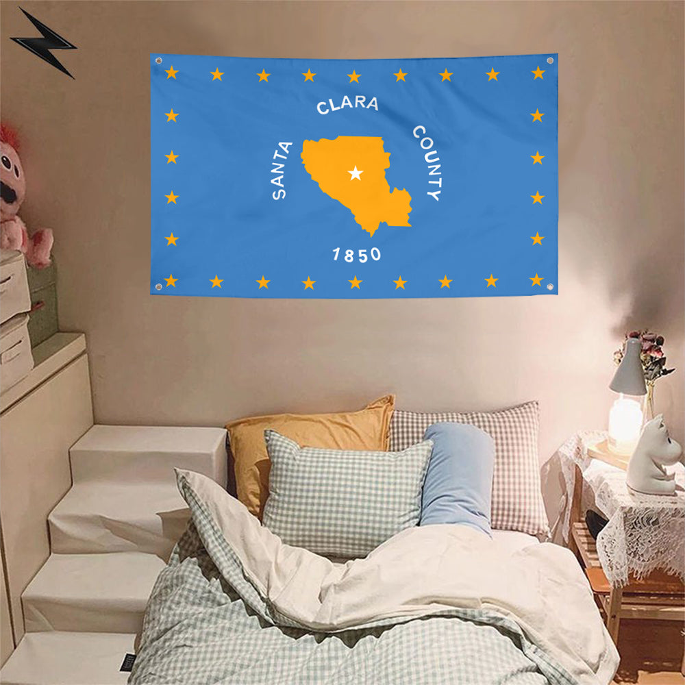 Fyon Santa Clara County Flag Banner