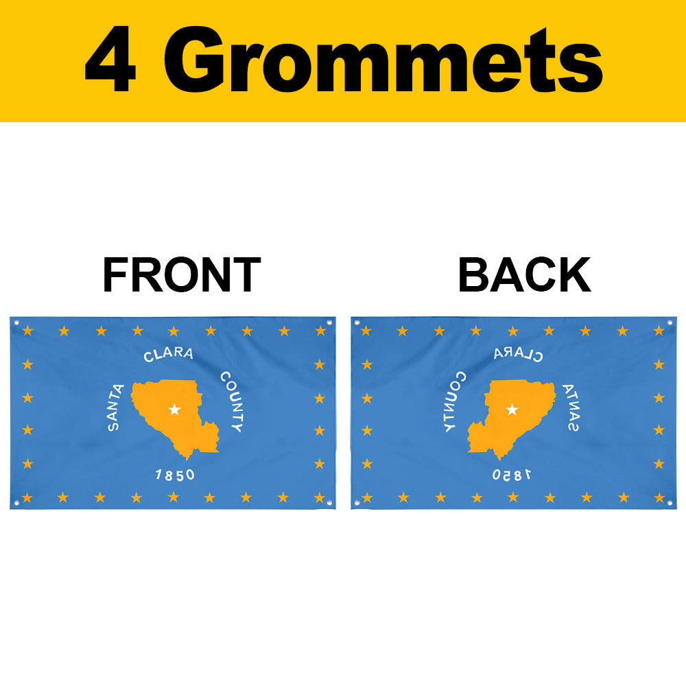 Fyon Santa Clara County Flag Banner