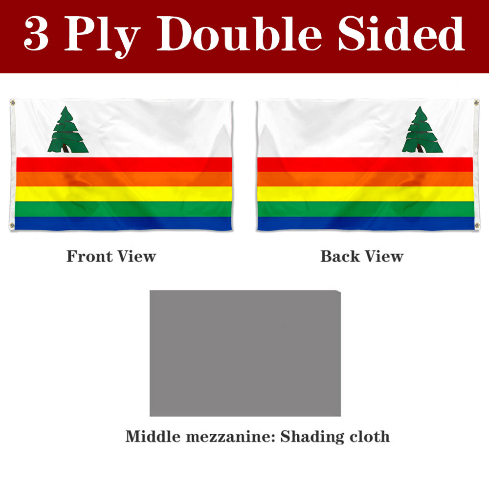 Fyon Santa Cruz County, California Flag Banner