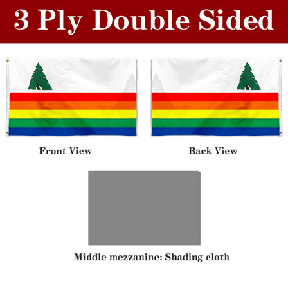 Fyon Santa Cruz County, California Flag Banner