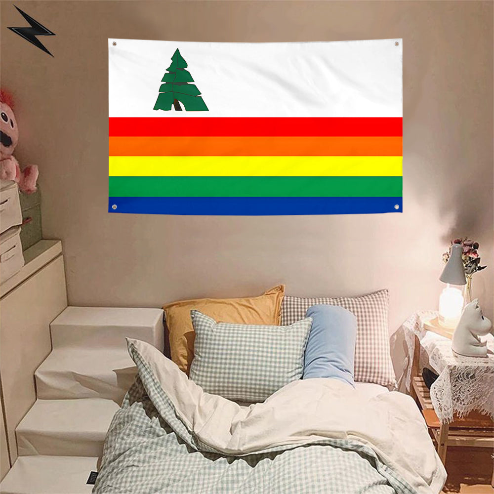 Fyon Santa Cruz County, California Flag Banner