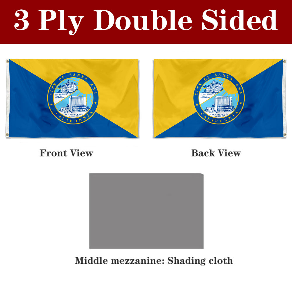 Fyon Santa Ana, California Flag Banner