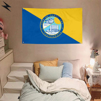 Fyon Santa Ana, California Flag Banner