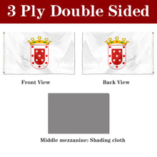 Fyon Double-sided Santiago de los Caballeros, Dominican Republic Flag Banner