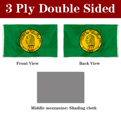 Fyon Seattle, Washington (1943–1963) Flag Banner