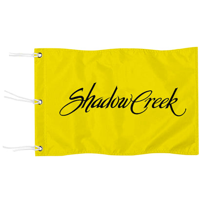 Fyon Shadow Creek Golf Course Las Vegas Yellow Pin Flag Banner Grommets