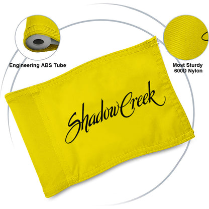 Fyon Shadow Creek Golf Course Las Vegas Yellow Pin Flag Banner