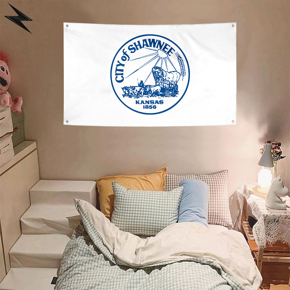 Fyon Shawneeks, Kansas Flag Banner