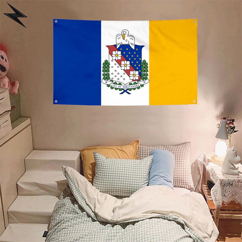 Fyon Shreveport, Louisiana Flag Banner