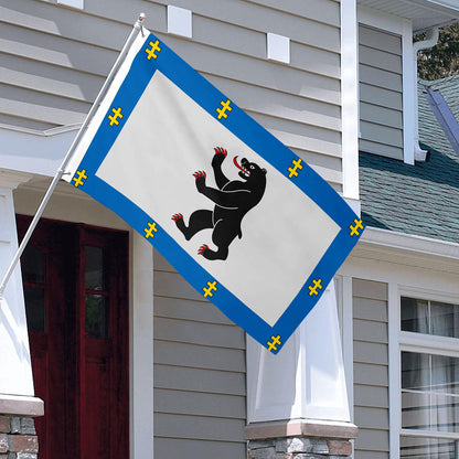 Fyon Double-sided Siauliai County, Lithuania Flag Banner
