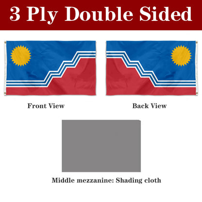 Fyon Sioux Falls, South Dakota Flag Banner