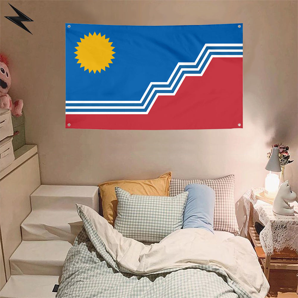 Fyon Sioux Falls, South Dakota Flag Banner