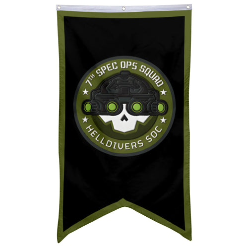 Fyon Soc 7th Spec OPS Sqliad Flag Game Flags Banner