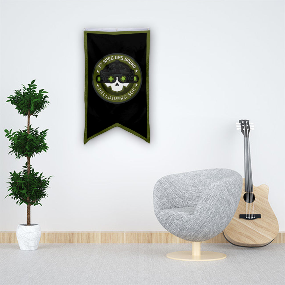Fyon Soc 7th Spec OPS Sqliad Flag Game Flags Banner