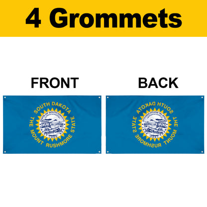 Fyon South Dakota Flag Banner