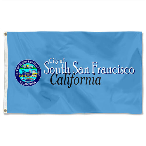 Fyon Double-sided South San Francisco, California Flag Banner