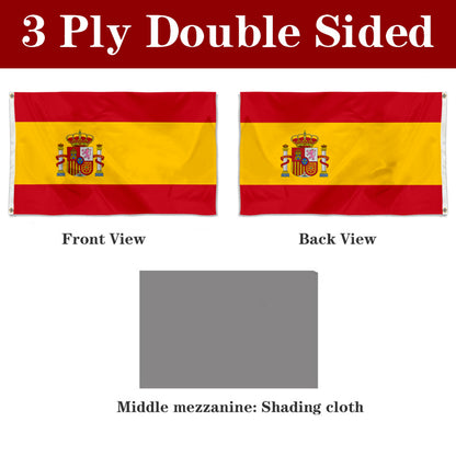 Fyon State and Civil Flag of Spain Flags Banner