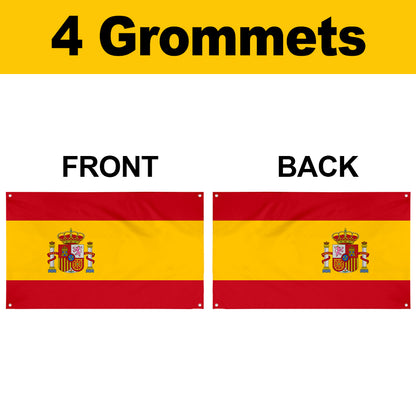 Fyon State and Civil Flag of Spain Flags Banner